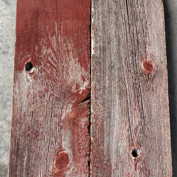 Barnes Rustic Upcycling - Trying out this new “Barn Red” wood
